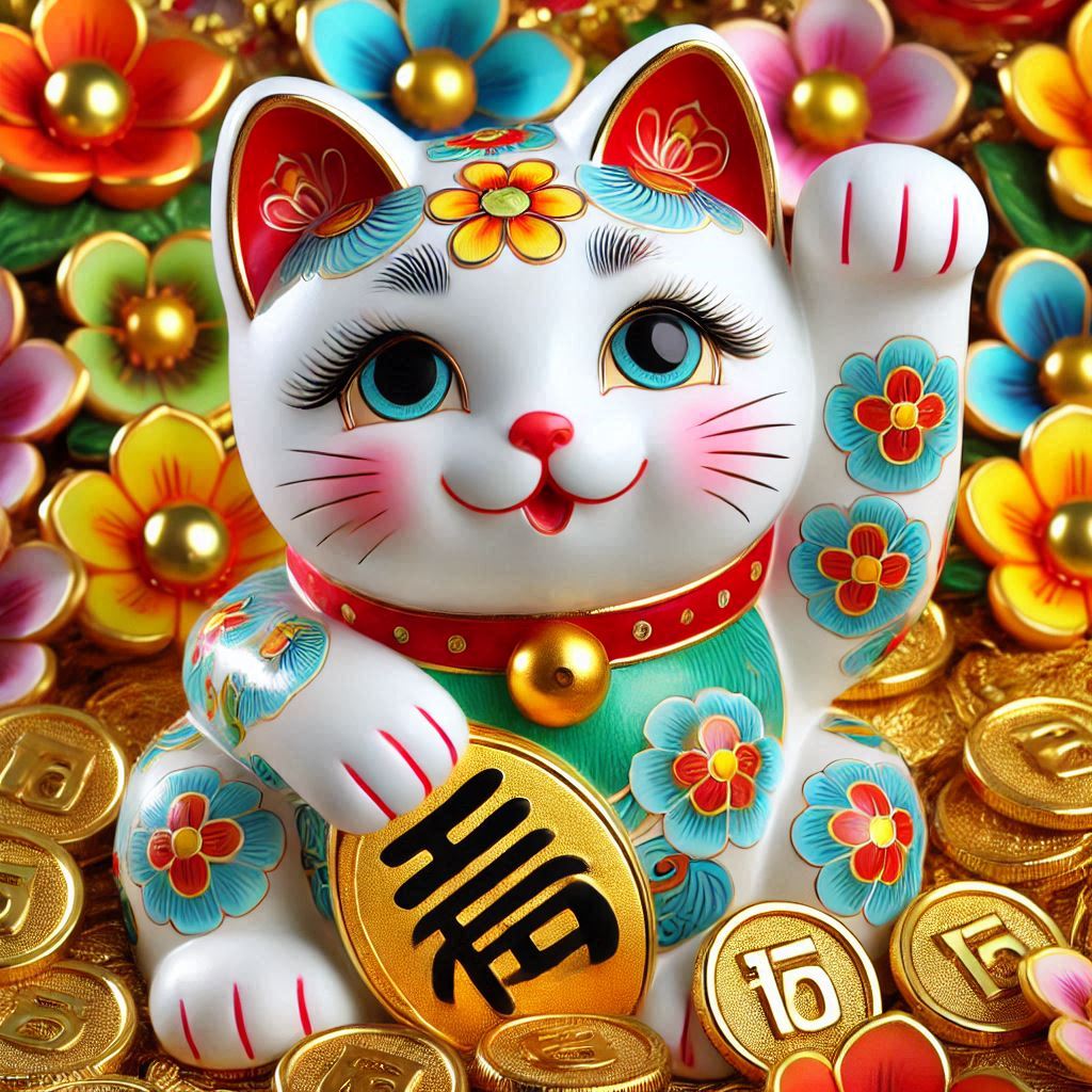 Porte-machine à sous Lucky Neko